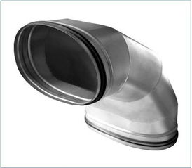 工業管道中的四種常見彎頭 90°彎頭、咬口彎、沖壓彎與蝦米彎及其連接件法蘭